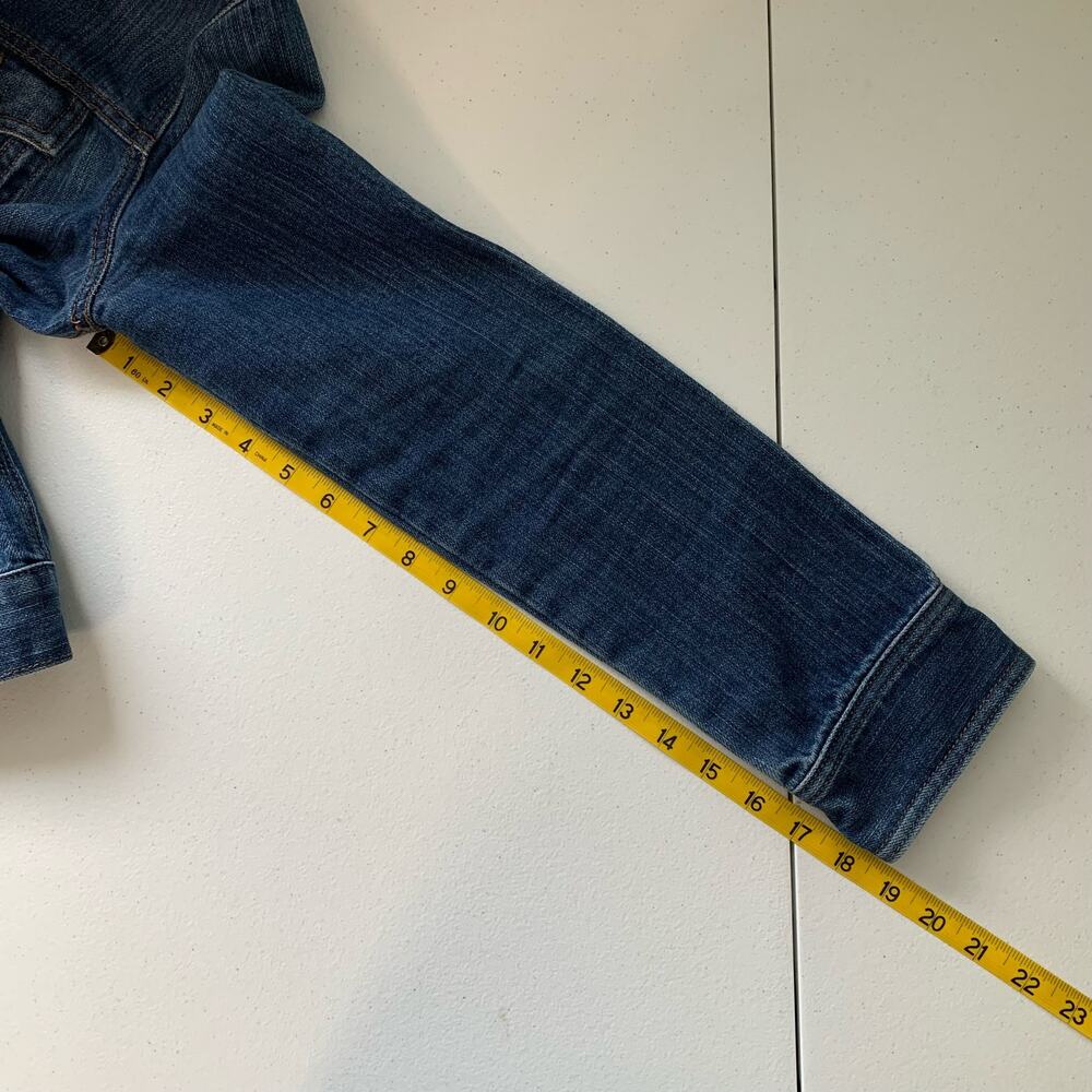 Old Navy Women's Denim Jacket Medium Wash Trucker Style Sz M - Picture 10 of 16
